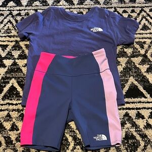 The North Face Purple and Pink Workout Set